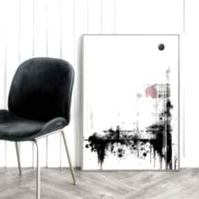 minimalistyczna abstrakcja - format 50x70 cm B2 hogstudio plakat, plakaty, do salonu, sypialni
