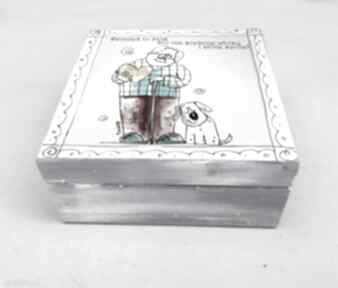 Pudełko "dziadek" pudełka marina czajkowska, szkatułka, 4mara