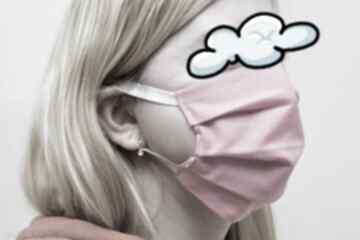 Maska damska bawełniana streetwear na różowa uszyciuch ochronna, twarz, do twarzy, maseczka