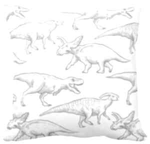 na poduszkę dziecięca dinozaury 3062 pokoik dziecka art mini poszewka