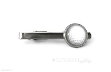 Piłka golfowa - spinka do krawata męska eggin egg, glofowa, golf, sportowa