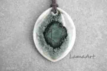 Pomysł! Ceramiczny wisiorki lama art imieniny, prezent, święta, zielony