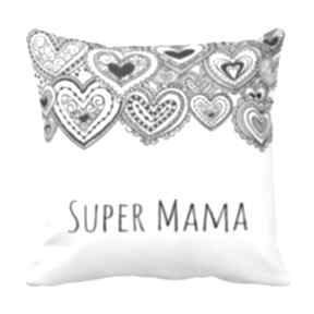 serca dla super mama 6506 dekoracje art mini poduszka, dekoracyjna, dzień, matki