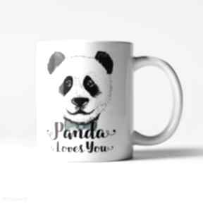 Kubek panda loves you kubki fajny motyw, prezent, personalizacja, ceramika, love, oryginalne