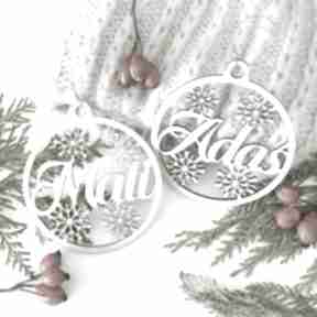 Na święta prezent: zestaw 45 sztuk bombek dekoracje świąteczne biala konwalia, ozdoby