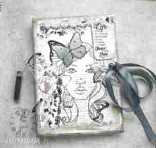 Pamiętnik notatnik wiosenna dziewczyna damusia wiosna, notes, kwiaty, prezent