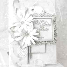 Ślubny szyk w pudełku scrapbooking kartki marbella ślub, życzenia, para, rocznica