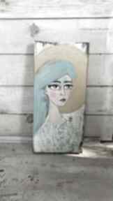 obraz na desce misty art studio księżniczka, piękna dziewczyna, prawdziwe drewno, prezent