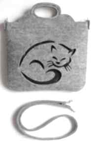 Kocia torebka na ramię camshella kot
