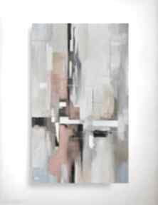 akrylowy 100x60 cm paulina lebida abstrakcja, akryl, obraz, płótno