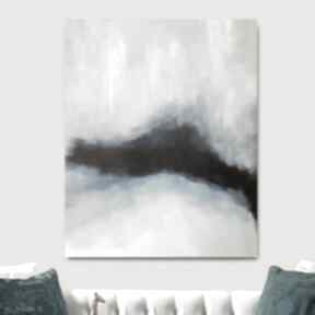 80x100 cm - akrylowy paulina lebida abstrakcja, płótno, obraz