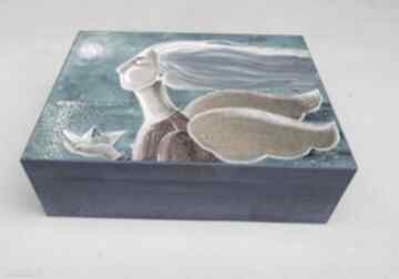 Molo nadziei szkatułka pudełka marina czajkowska, 4mara, anioł, nadzieja, obraz