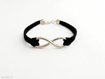 Black infinity ilovehandmade bransoletka, nieskończoność, znak