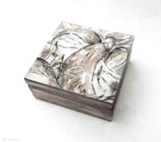 Anioł jesieni szkatułka pudełka marina czajkowska dom, prezent, jesień, sztuka