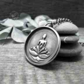 Silver necklace radecka art srebrny, naszyjnik joga, yoga, boho biżuteria, medytacja