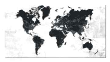 Obraz mapa świata - dms3 - 120x70cm na płótnie ale obrazy