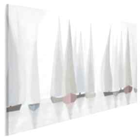 Obraz na płótnie - żaglówki regaty pastelowy 120x80 cm 81801 vaku dsgn, żeglarstwo