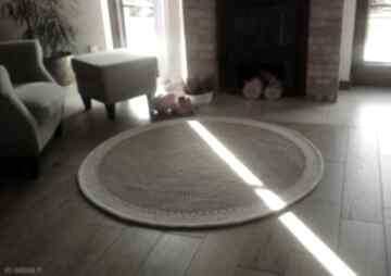 Dywan marcus 150 cm arte dania, ze sznurka, ręcznie robiony, okrągły, duży