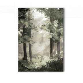 wydruk na yenoo obraz, płótnie, las, natura, drzewa, prezent