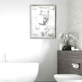 Plakat do 40x50 cm 8-2 0046 plakaty raspberryem vintage, retro, do łazienki, wc, grafiki