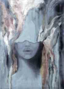 Elantoose, obraz olejny na płótnie artedania, kobieta, abstrakcja, olej, ręcznie malowany