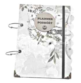 Planer podróży - niezbędnik podróżniczki scrapbooking albumy wrzosowisko, planner, podróż