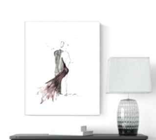 Minimalizm: grafiki do salonu taniec tango. Abstrakcja obrazy - artystyczna nowoczesne