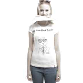 The new york rabbit sashka koszulka, t-shirt, nadruk