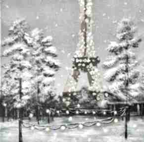 Bohemian soul obraz paryż, zima, francja, zimowy, śnieg