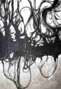 "przenikanie" akrylowy na płótnie 100x70cm artystki laube - adriana art obraz, do salonu