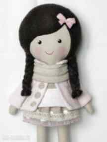 Malowana lala anetka z szalikiem lalki dollsgallery, zabawka, przytulanka, prezent