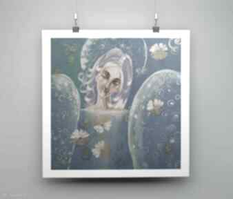 Każdy dzień jest zaproszeniem do szczęścia plakat plakaty marina czajkowska anioł, 4mara, obraz