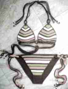Strój kąpielowy morocco bielizna dobrzykowska crochet bikini, szydelkowe, swimwear - styl