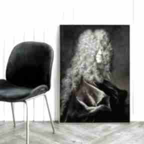 curly guy - format 40x50 cm hogstudio plakat, plakaty, do salonu, obraz, desenio, modne