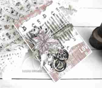 Pomysły na prezenty święta. Świąteczna, 508 scrapbooking kartki vairatka handmade boże