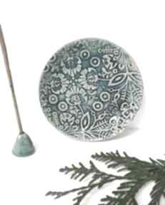 Stożek na zestaw aromaterapia talerzyk na kadzidełko dekoracje ceramika ana