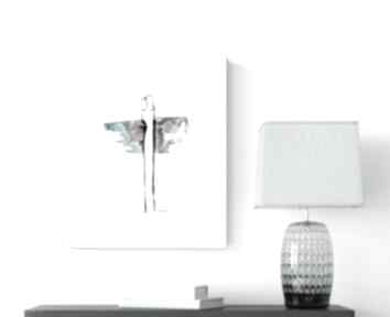 30x40 cm wykonana ręcznie - elegancki minimalizm, obraz do art krystyna siwek salonu, grafiki