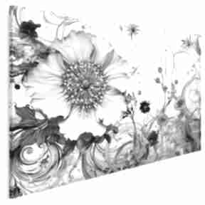 Obraz na płótnie - fioletowe 120x80 cm 101801 vaku dsgn kwiaty, ozdobny, ścienna, dekoracja
