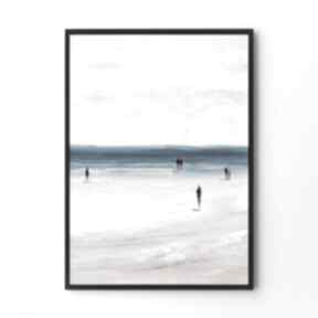 Plakat plaża kadr - format A4 plakaty hogstudio, boho, do salonu, abstrakcja, wnętrza
