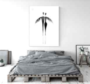 70x100 cm wykonana ręcznie, abstrakcja, elegancki minimalizm, obraz do art krystyna siwek