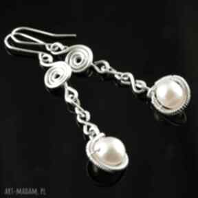 Hermia pearl involute perła, wirewrapping
