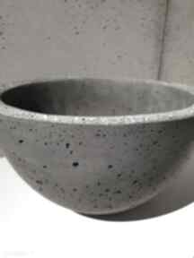 Misa betonowa antracytowa raw ceramika teslatimestudio miska, do salonu, kuchni, ozdoba