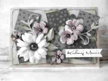 Kochanej mamie scrapbooking kartki marbella mama, kwiaty, życzenia, urodziny