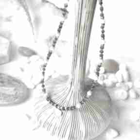 Serduszko, naszynjik serce, perłowe: naszyjnik na prezent z biżuteria