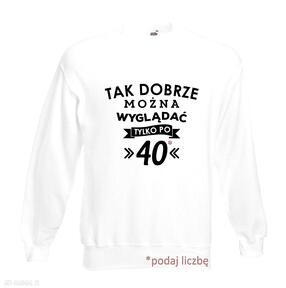 Bluza z nadrukiem dla solenizanta, urodzinowa, rocznica, data, rok, lata, prezent urodziny