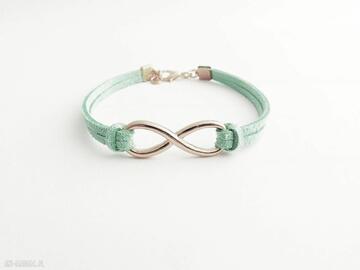 Green infinity ilovehandmade bransoletka, nieskończoność, znak