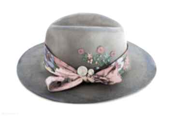 kapelusze fascynatory kapelusz, wiosenny, haftowany