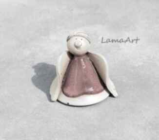 Ceramiczny ceramika lama art anioł, aniołek, ceraniczny, figurka