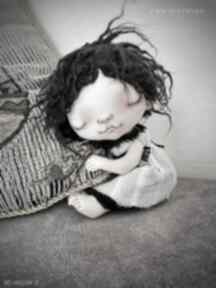Śpiąca królewna - artystyczna lalka z tkaniny dekoracje e piet kolekcjonerska, dziewczynka