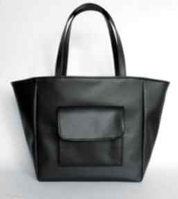 Shopper bag worek - czarna na ramię torebki niezwykle prezent, hobo, sack